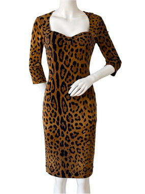 Class Roberto Cavalli Leopard Print Dress – Fitted Stretch Bodycon